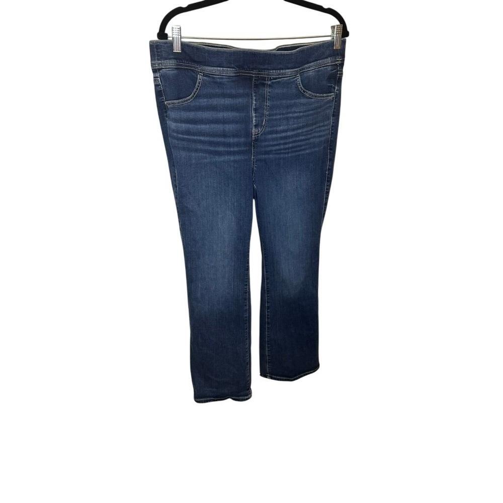 Torrid Lean Jean Slim Boot Super Soft Dark Wash Stretch Denim Pull On Jeans NWOT